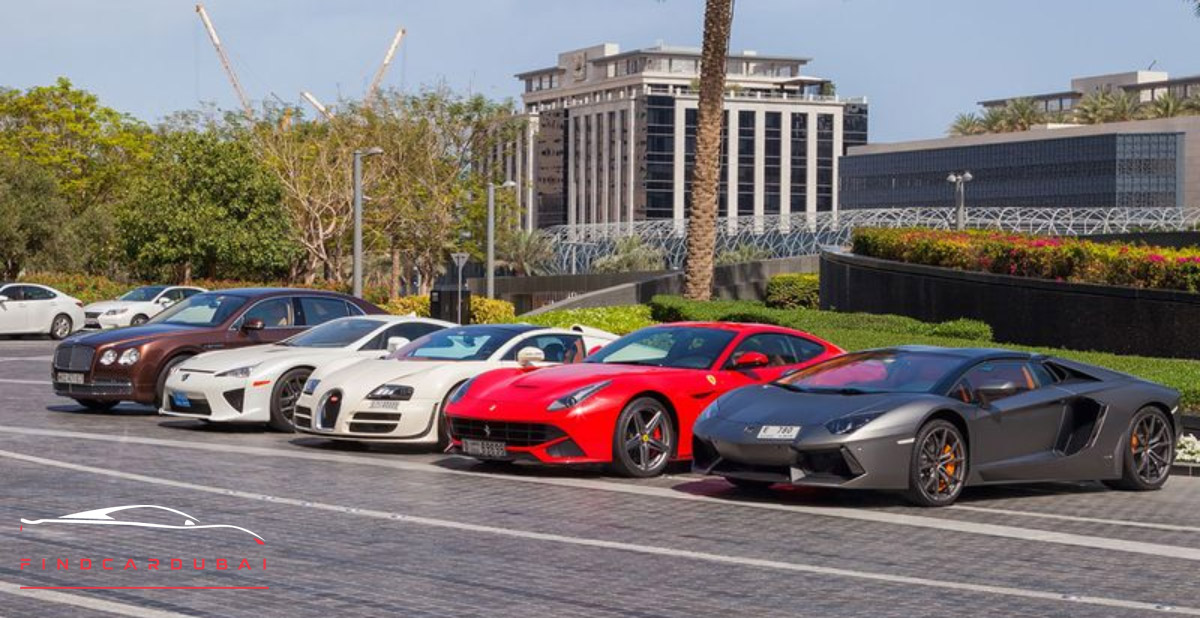 Different types of rental cars in Dubai